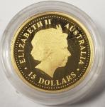 2006 $15 Australia 1/10 oz Gold Coin - Kangaroo