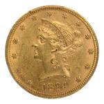 1894 Gold Liberty Head $10 Coin PCGS AU-58