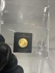 2022 1 Gram Gold Maple Leaf Coin with Assay