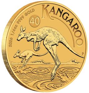 2026 P Australia Gold Kangaroo 1/4 oz Coin