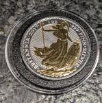 2017 1 oz Britannia Gold Gilded Coin
