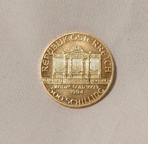 1994 Austrian Gold Philharmonic 1/4 oz Coin