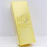 Gold Plated Trapezoid Ingot Paperweight 1 lb