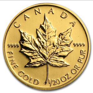 Canada 1/20 oz Gold Maple Leaf Coin