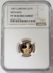 1987 Gold Britannia 1/10oz Coin NGC PF 70