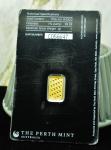 Perth Mint 1 Gram 99.99% Fine Gold Bar