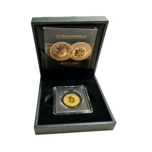2023 Gold Bitcoin 1/1000 Oz Coin in Capsule