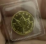 2005 Canadian 1/10 oz Gold Maple Leaf Coin