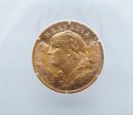 1949 B Swiss Gold 20 Franc Gem Coin