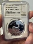 2017 South Africa Silver Proof Krugerrand Coin