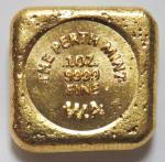 Perth Mint 1 oz Gold Swan Ingot Bar