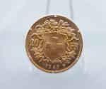 1949 B Swiss Gold 20 Franc Gem Coin