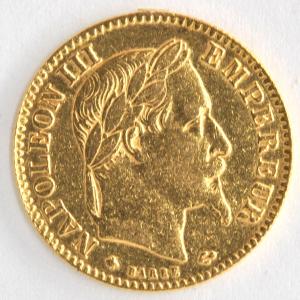 Napoleon III 10 Francs Gold Coin - Random Year