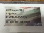 2022 South Africa Silver Krugerrand NGC PF 70