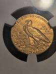 1908 Indian Head Quarter Eagle Gold Coin MS61