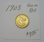 1903 $2.50 U.S. Gold Liberty Coin