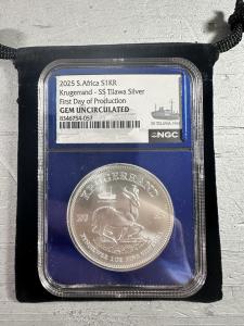 2025 1 oz Silver Krugerrand Shipwreck Coin