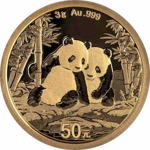 2026 China 3g Gold Panda Coin