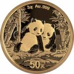 2026 China 3g Gold Panda Coin