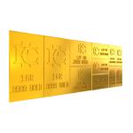 11-Piece Snap Apart .9999 Pure Gold Bar