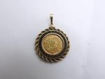 1935 Swiss Gold 20 Francs Helvetia Pendant