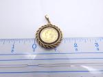 1935 Swiss Gold 20 Francs Helvetia Pendant
