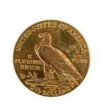 1928 Indian Head $2.50 Gold Quarter Eagle Coin