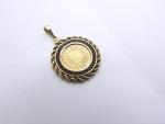 1935 Swiss Gold 20 Francs Helvetia Pendant