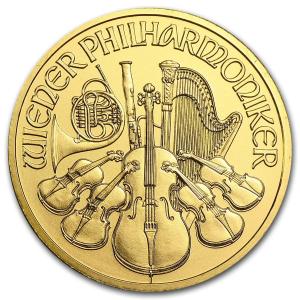 Austrian Philharmonic 1/4 oz Gold Coin