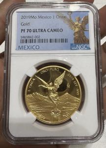2019 1 oz Mexican Gold Libertad Proof Coin
