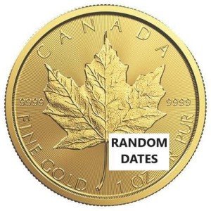 Canadian Gold Maple Leaf Coin - 1 oz .9999