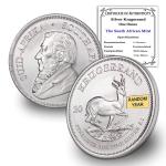1oz Silver Krugerrand Coin with Certificate