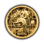 1989 China 5 Yuan 1/20 oz Gold Panda Coin