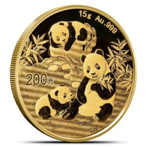 2025 Chinese Gold Panda Coin - 15 Grams