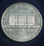 2008 Austrian Philharmonic Silver Euro Coin 1 oz