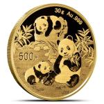 2025 Chinese Gold Panda Coin - 30 Grams