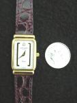 Swiss 6 Jewel Lady's Leather Wristwatch by Herbelin