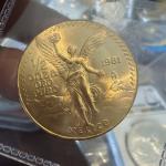 1981 Mexico 1/2 Oz Gold Libertad Coin