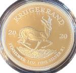 2020 Silver South Africa Proof Krugerrand Coin