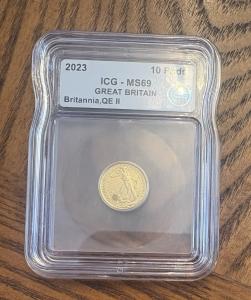 2023 Gold Great Britain 1/10oz Britannia Coin