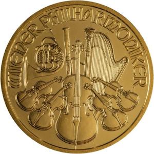1998 1 oz Austrian Gold Philharmonic Coin