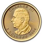 2025 Canada Gold Maple Leaf 1/10 oz Coin