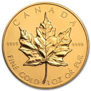 1988 Canada 1 oz Gold Maple Leaf Coin