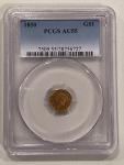 1850 $1 Gold Dollar PCGS AU55 Type 1 Coin