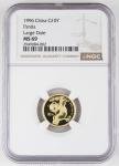 1996 China 10 Yuan 1/10 Oz Gold Panda Coin