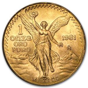 1981 Mexico 1 oz Gold Libertad Coin