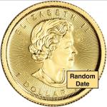 Canada Gold Maple Leaf Coin - $1 - .9999 Fine