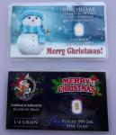 999 Fine Gold 1/4 Grain Mini Ingots