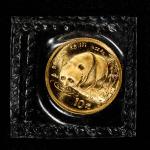 1987 China 10 Yuan Gold Panda Coin 1/10 oz