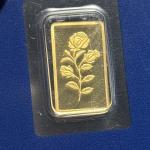 PAMP Suisse 2.5 Gram Gold Rose Bar